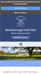 Mobile Screenshot of bromboroughgolfclub.org.uk